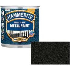 Hammerite Hammered Āmurkaluma aizsargkrāsa metāla virsmām, melna 2.5L