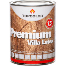 Topcolor PREMIUM VILLA LATEX tonējama 1L koka krāsa ārdarbiem