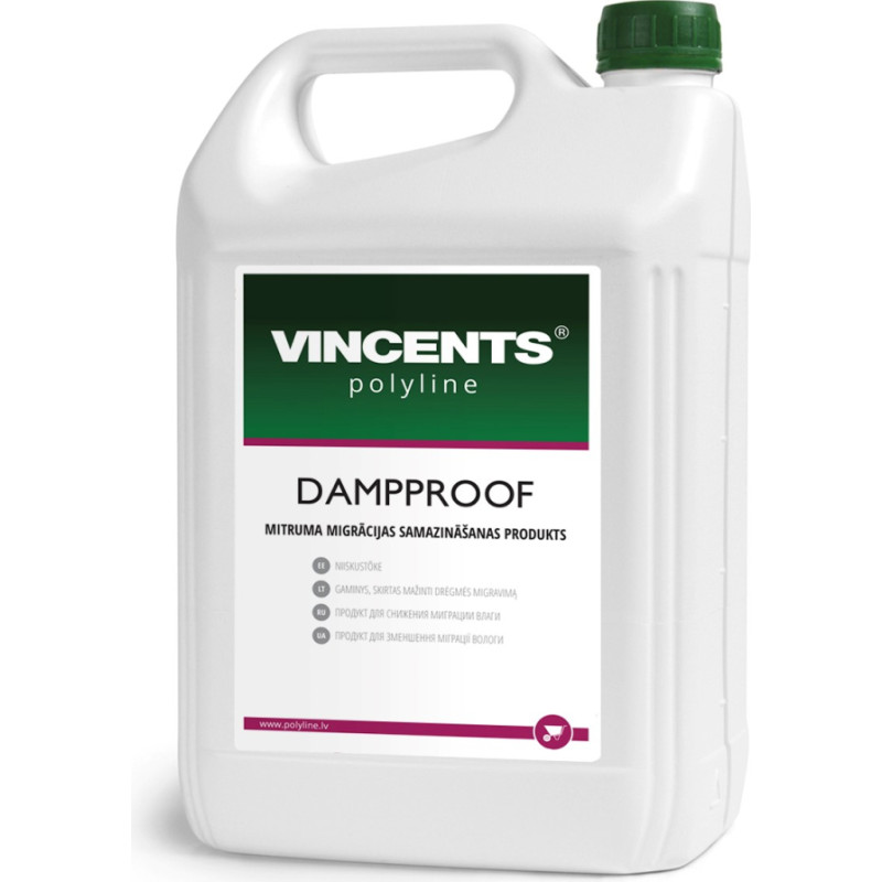 Vincents Polyline DAMPPROOF – mitruma migrācijas samazināšanas produkts 25L