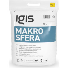 Igis Makrosfera viegla rupjgraudainā špakteļmasa "Roll&Spry" 17L maiss