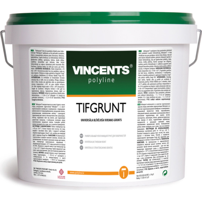 Vincents Polyline TIFGRUNT universāla, blīvējoša virsmas grunts 10L