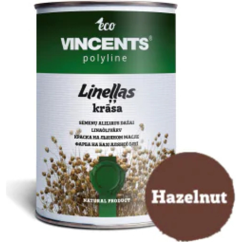 Vincents Polyline Lineļļas krāsa Hazelnut 1L