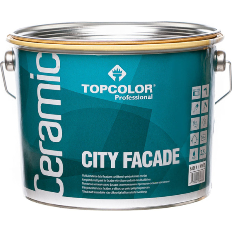 Topcolor CERAMIC City Facade 2,5L fasādes krāsa