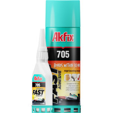 Akfix 705 universālā ātri cietējošā līme ar aktivatoru 400ml