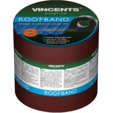 Vincents Polyline Roofband Bitumena blīvējoša lente Terra 7,5cm x 3m