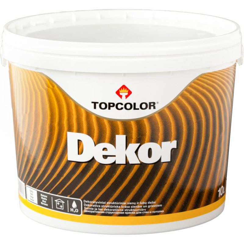Topcolor PREMIUM DEKOR struktūrkrāsa 0,01-0,4 mm 5L