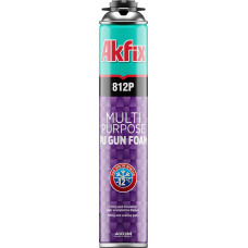 Akfix 812P daudzfunkcionālās poliuretāna pistoles putas ziemas apstākļiem (līdz -12 °C) 750ml