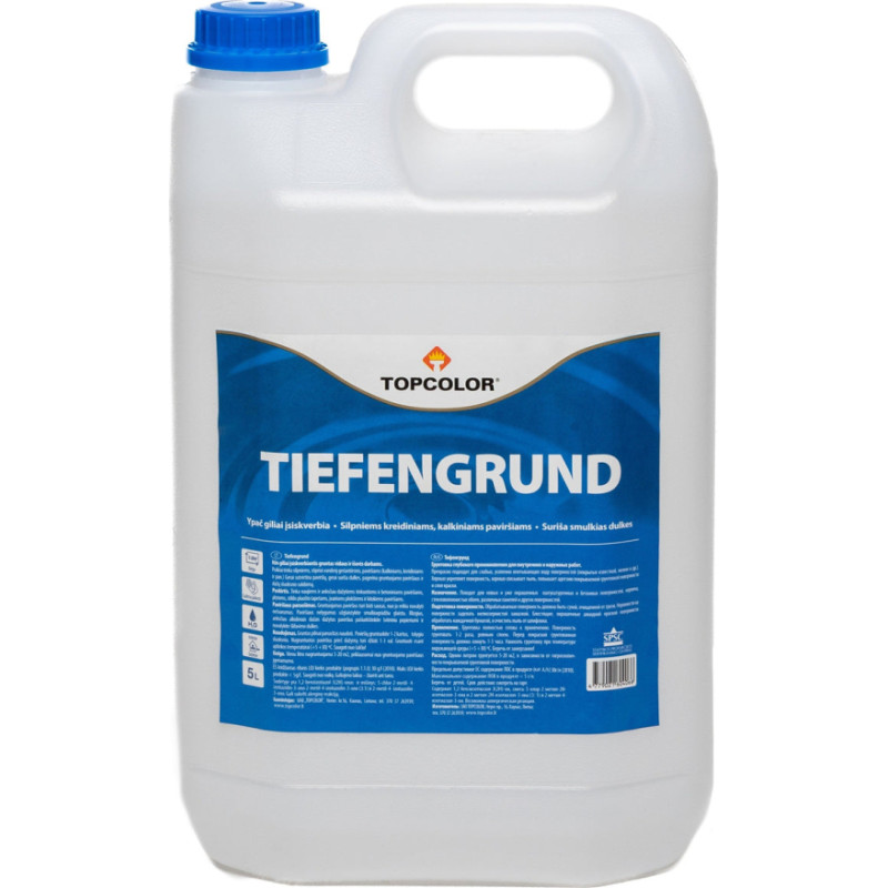 Topcolor TIEFENGRUND 5L dziļi iesūcoša grunts