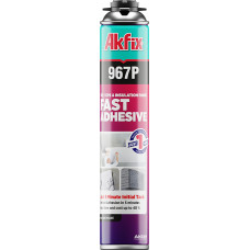 Akfix 967P ātri cietējošas profesionālās līmējošās putas GunFoam 750ml