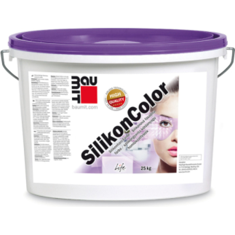 Baumit SilikonColor, GMWF 5L, fasādes krāsa uz silikona bāzes