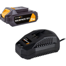 Batavia Komplekts akumulators 18V 2Ah + 2.4A lādētājs Batavia Maxxpack instrumentiem