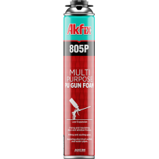 Akfix 805P montāžas poliuretāna putas MultiPurpose GunFoam, 750ml iepakojums 12gb