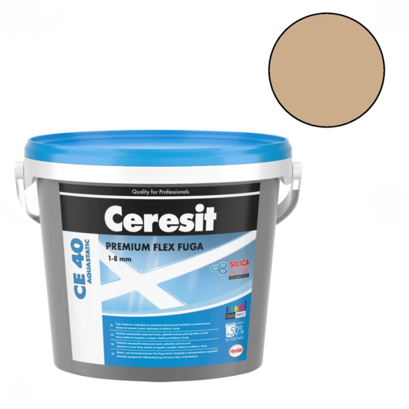 Ceresit CE 40 Elastīgs flīžu šuvotājs, toffi (44), 2kg
