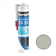Ceresit CS 25 Sanitārais silikona hermētiķis, 280ml, platīna (14)