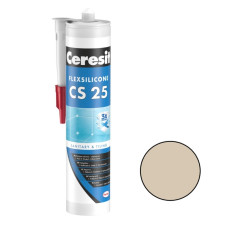 Ceresit CS 25 Sanitārais silikona hermētiķis, 280ml, bahama (43)