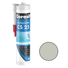 Ceresit CS 25 Sanitārais silikona hermētiķis, 280ml, pelēks (07)